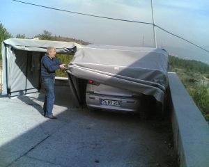 garaj tipi araç brandası